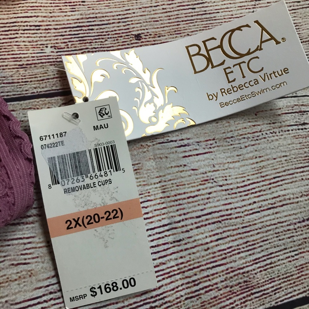 SOLD  Becca Etc. Rebecca Virtue onepiece L 2x - Picture 5 of 10